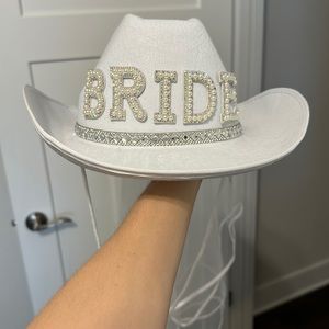 Bride Cowboy hat